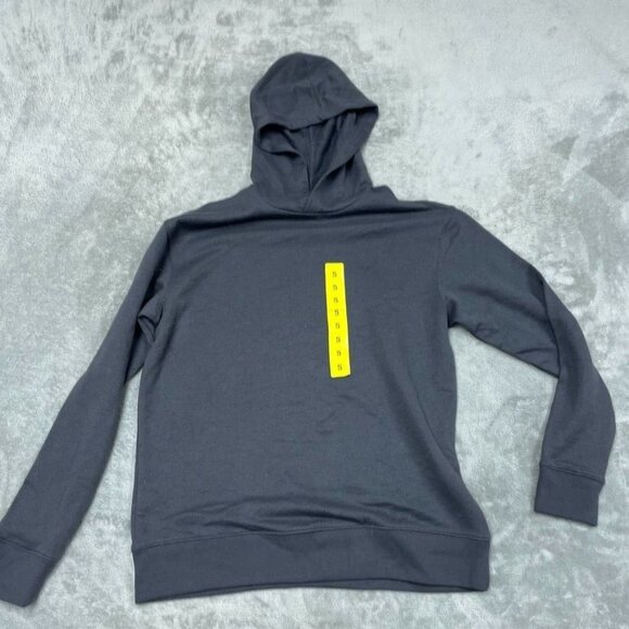 Gap Mens Small Dark Gray Hoodie Pullover Sweatshirt Cotton Blend a0964 - Picture 1 of 7
